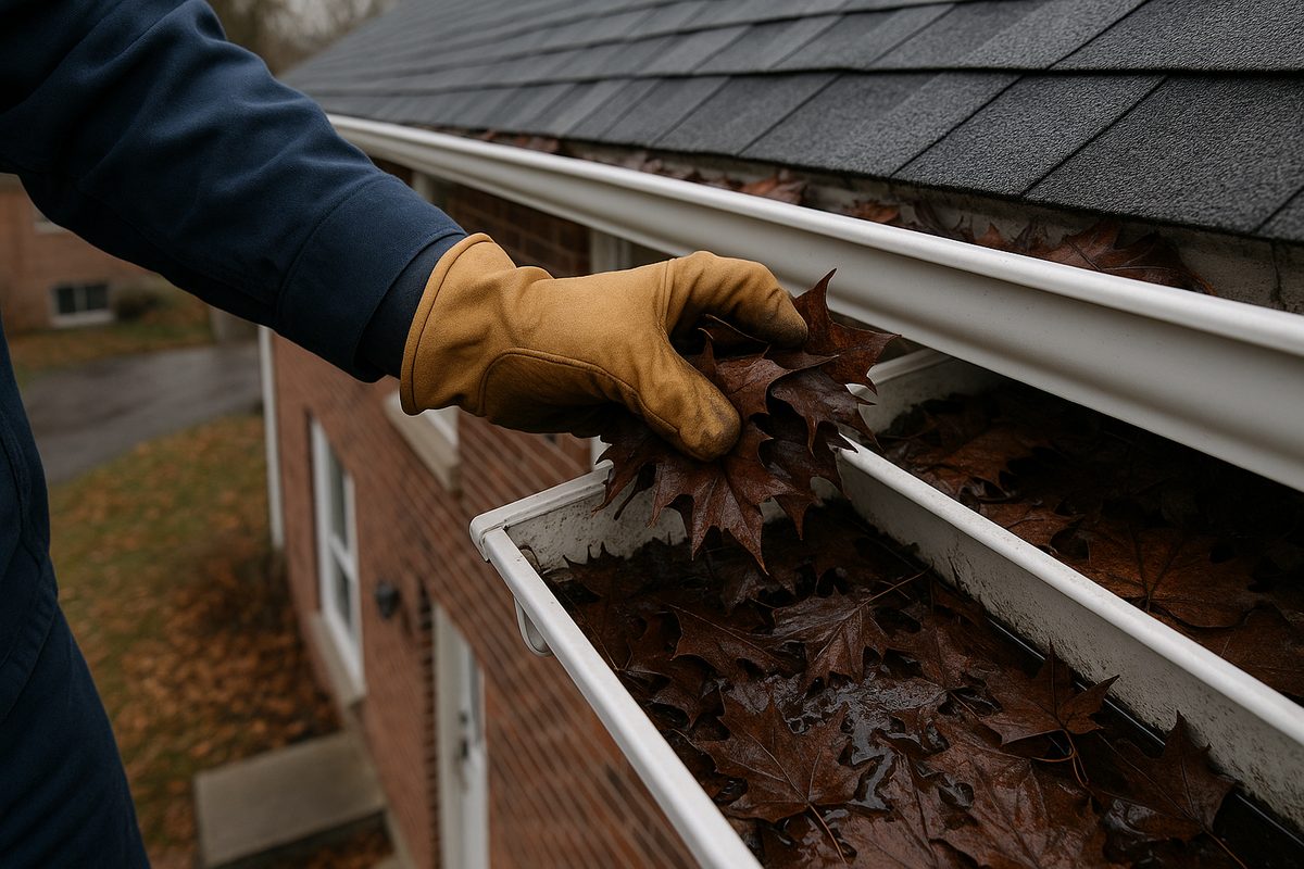 Eavestrough Cleaning in Brantford